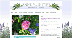 Desktop Screenshot of annemcintyre.com